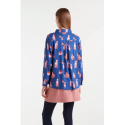 Camisa estampada porcelain