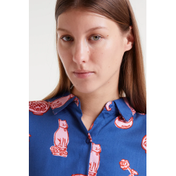 Camisa estampada porcelain