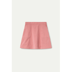 Falda corta pana rosa