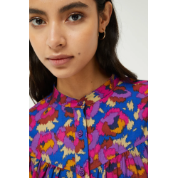 vestido corto estamp. floral dewberry