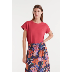 Camiseta algodon rojo