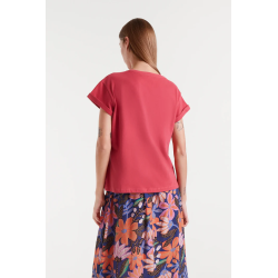 Camiseta algodon rojo