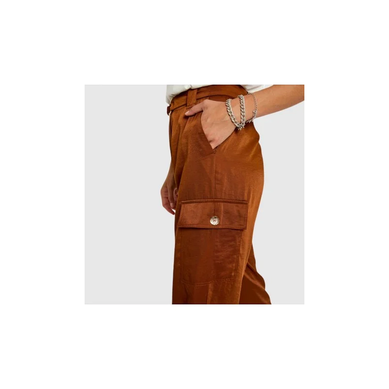 Pantalon pvira marron