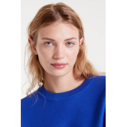 Jersey punto evase azul