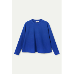 Jersey punto evase azul