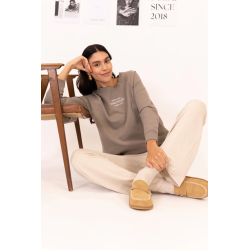 Sudadera benegas taupe