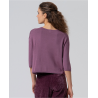 Jersey 3/4 malva