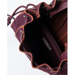 Bolso mochila de punto plisado