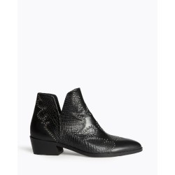 Botin cowboy negro