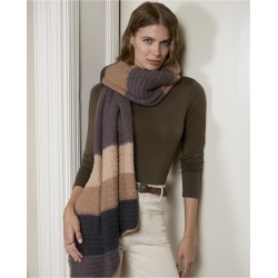 bufanda tricot rayas