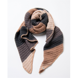 bufanda tricot rayas