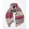 bufanda tricot rayas
