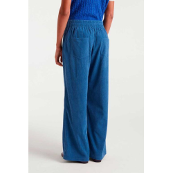 Pantalon pana azul