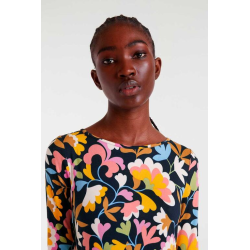 Vestido midi estampado baboushka