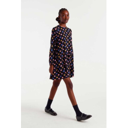 Vestido corto estampado potpourri