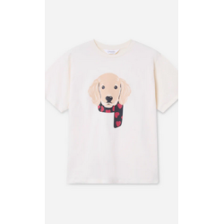 Camiseta algodon estampado perro
