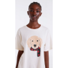 Camiseta algodon estampado perro
