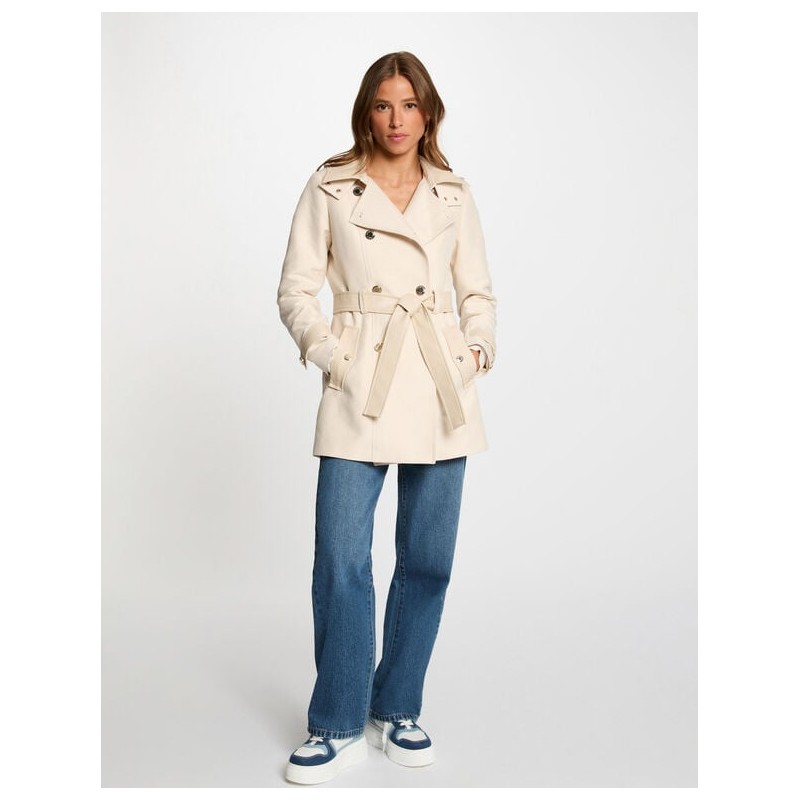 Gabardina gzima marfil