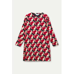 Vestido corto estampado heart attack