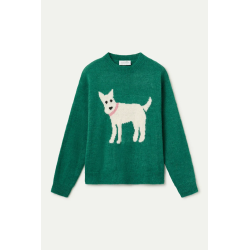 Jersey punto jaquard perro schnauzer