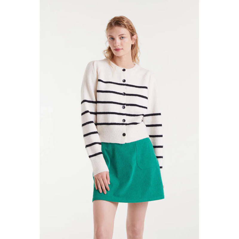Cardigan rayas marineras