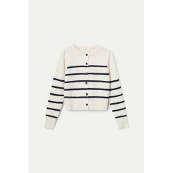 Cardigan rayas marineras