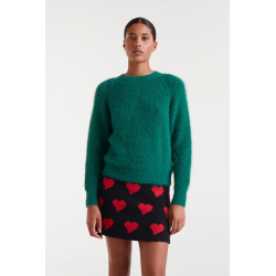 Jersey con textura verde