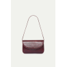 bolso de hombro burgundy