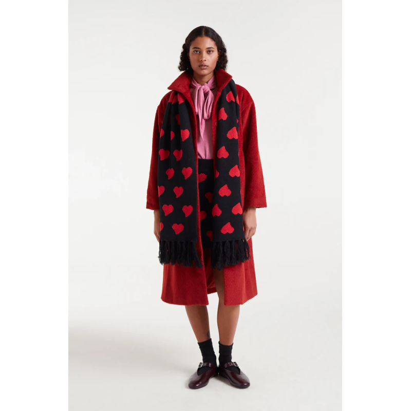 Bufanda de punto Heart attack small