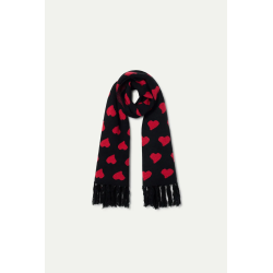 Bufanda de punto Heart attack small