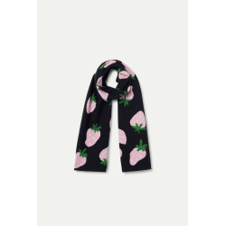 bufanda punto jacquard morango