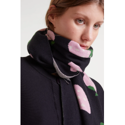 bufanda punto jacquard morango