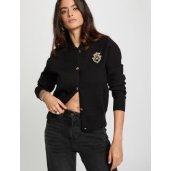 Chaqueta mteddy negro