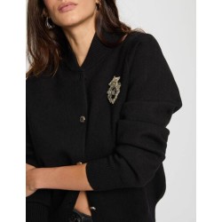 Chaqueta mteddy negro