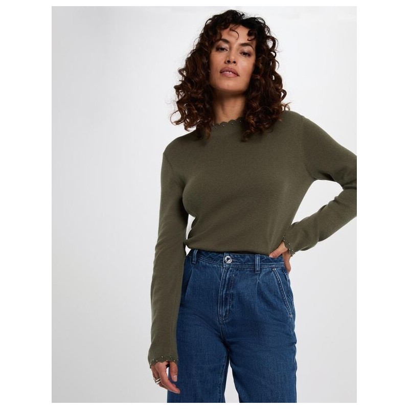 Jersey mrock verde caqui