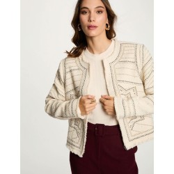 Cazadora vcliky marfil