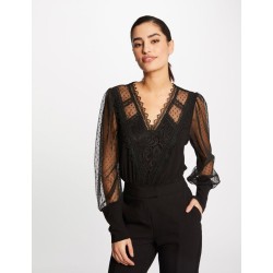 Blusa tagada negro