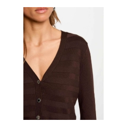Cardigan menthi marron
