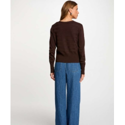 Cardigan menthi marron