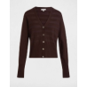 Cardigan menthi marron