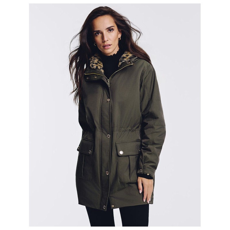 Chaqueta gozel verde caqui