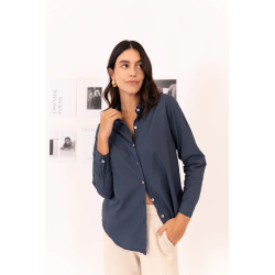 Camisa castro oversize azul