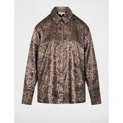 Camisa estampada serpiente cebil