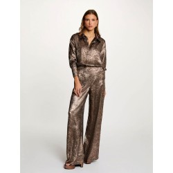 Camisa estampada serpiente cebil