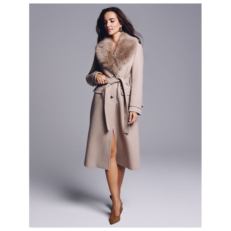 Abrigo largo gpeaks beige