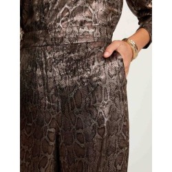 Pantalon estampado serpiente pjeng