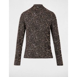 Sueter brillo dorado y negro trosali