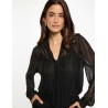 Blusa semitrasparente negra teval
