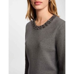 Vestido pto cuello joya rmcho