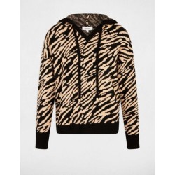 Jersey capucha animal print mbanc